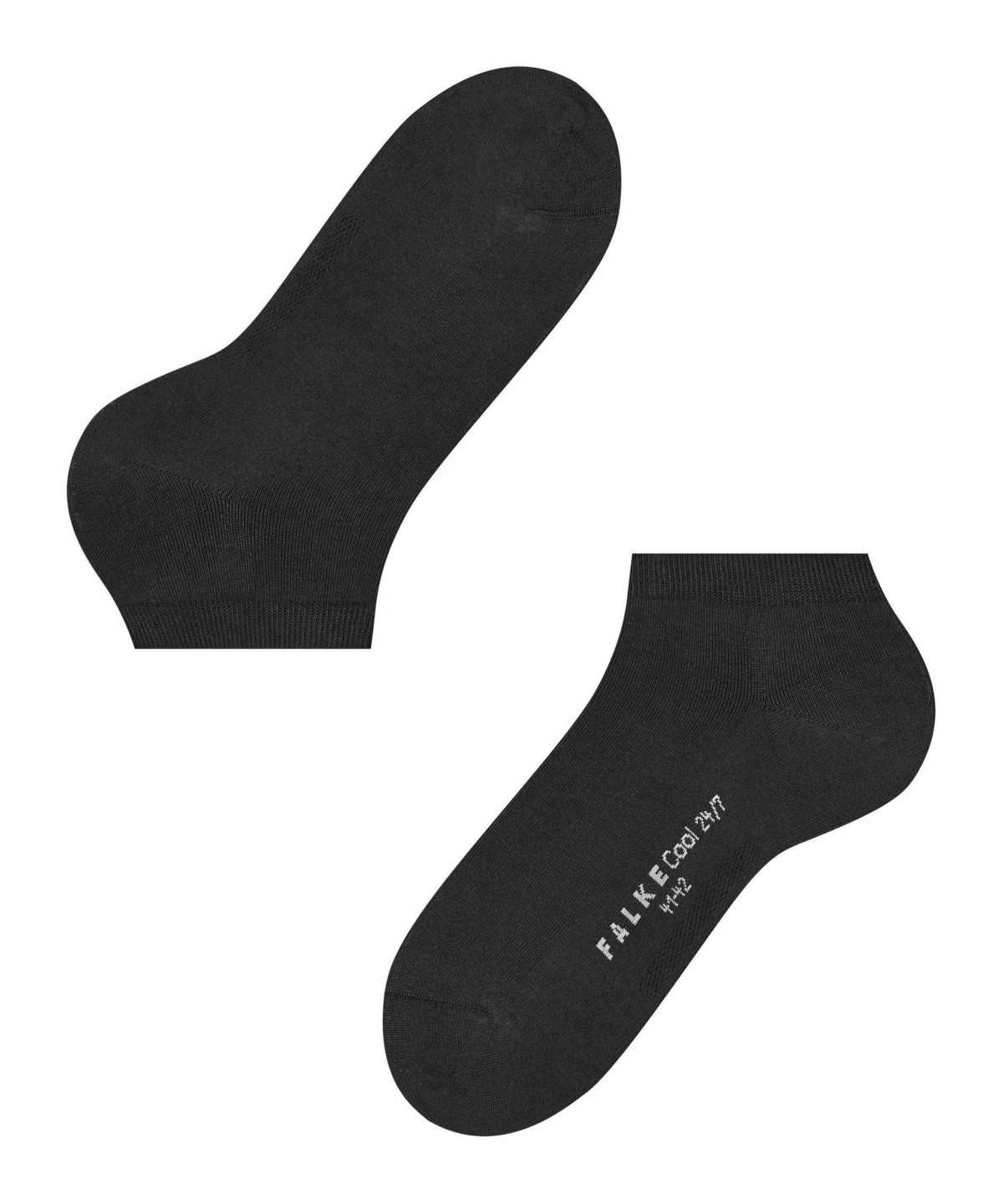 Falke Cool 24/7 Sneaker socks Sokken Heren Zwart | SED-372096