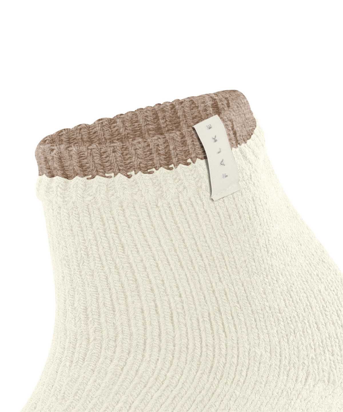 Falke Cosy Plush Short sock Sokken Dames Wit | IKW-098271