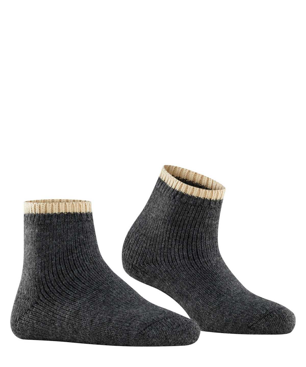 Falke Cosy Plush Short sock Sokken Dames Grijs | TZJ-947321