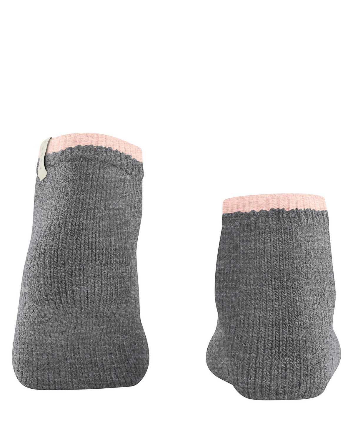 Falke Cosy Plush Short sock Sokken Dames Grijs | JQG-576328