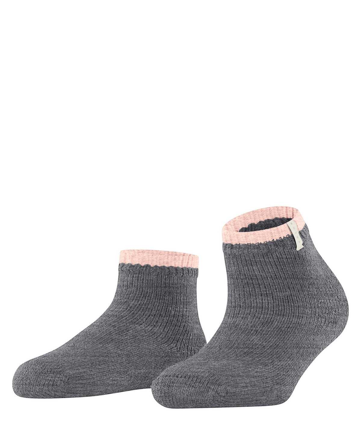 Falke Cosy Plush Short sock Sokken Dames Grijs | JQG-576328