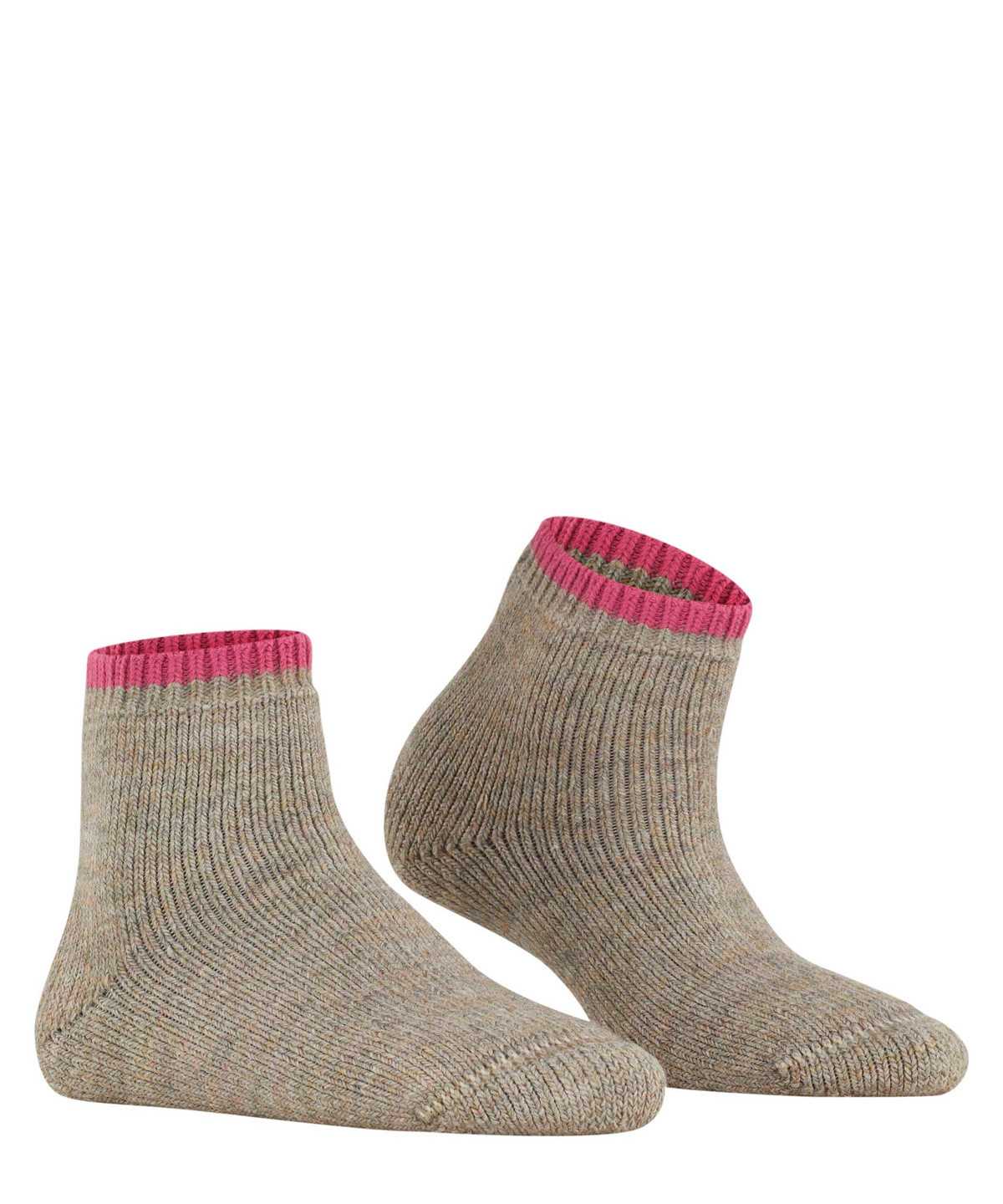 Falke Cosy Plush Short sock Sokken Dames Bruin | PYU-136089