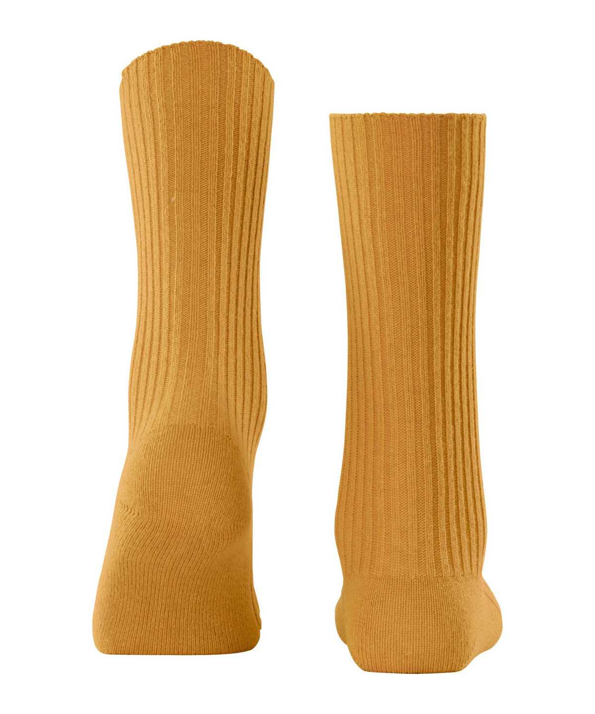 Falke Cosy Wool Boot Socks Sokken Dames Geel | CXB-318092