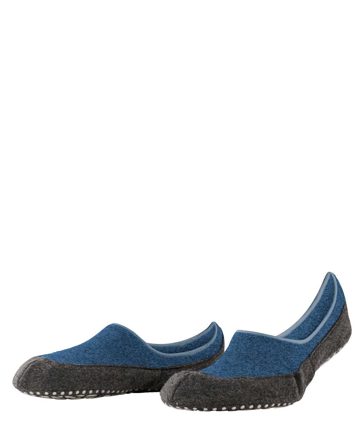 Falke Cosyshoe House socks Sokken Heren Blauw | HMI-017928