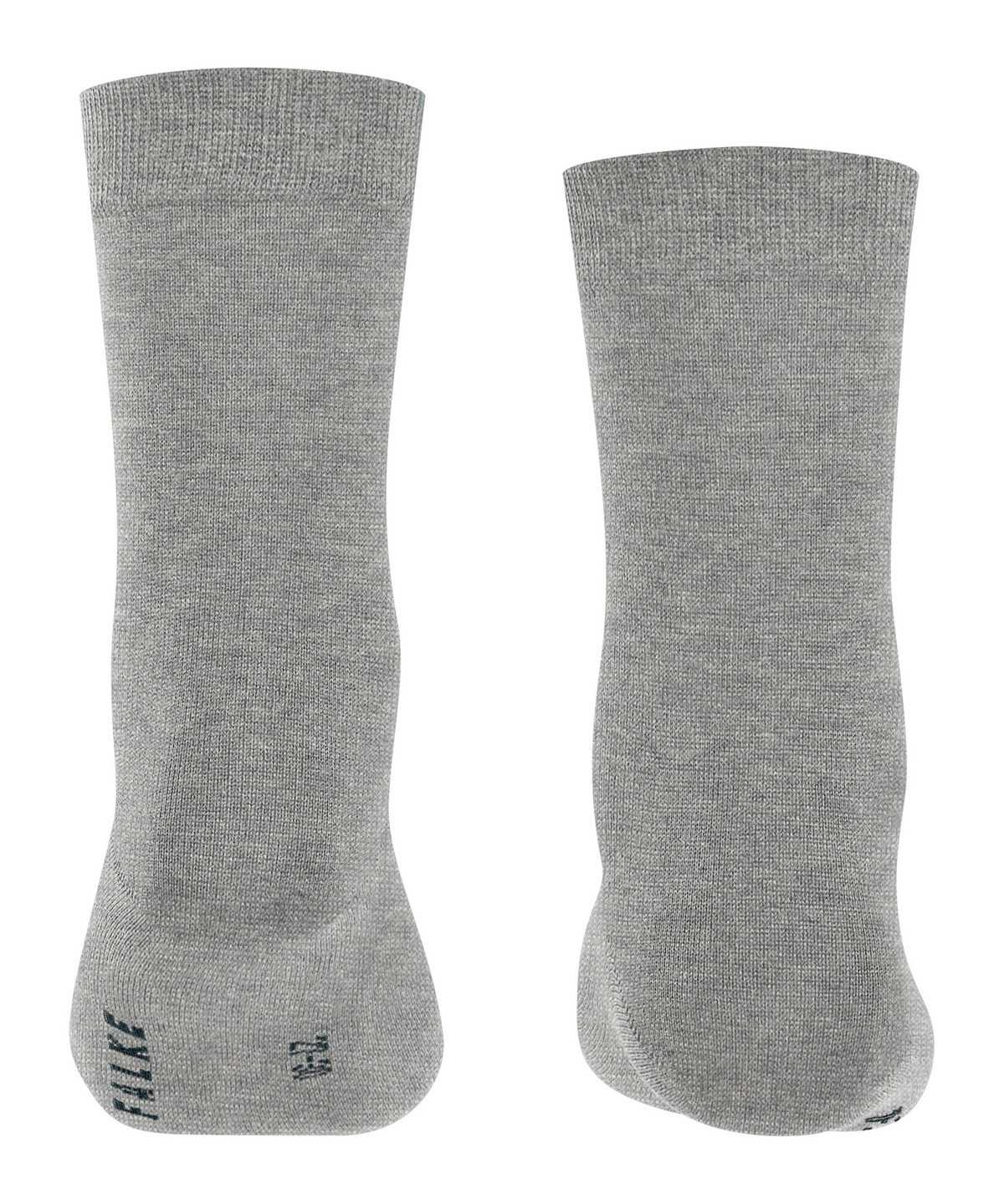 Falke Cotton Finesse Socks Sokken Kinderen Grijs | OQJ-897021