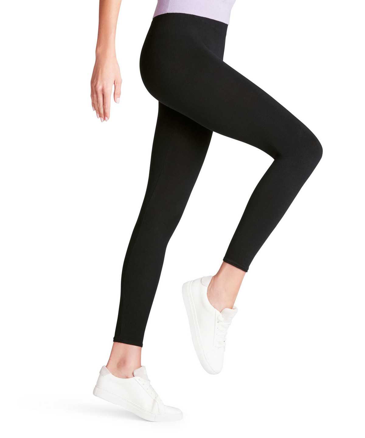 Falke Cotton Seamless Leggings Leggings Dames Zwart | DKQ-376810