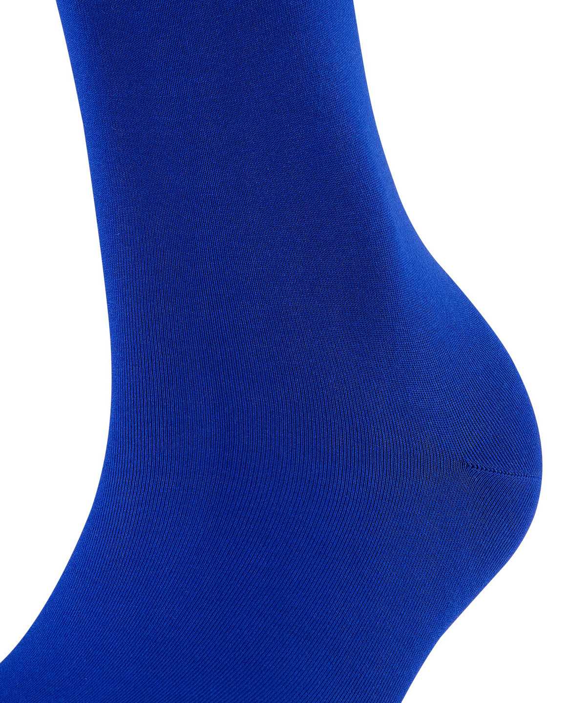 Falke Cotton Touch Knee-high Socks Sokken Dames Blauw | AOD-708659