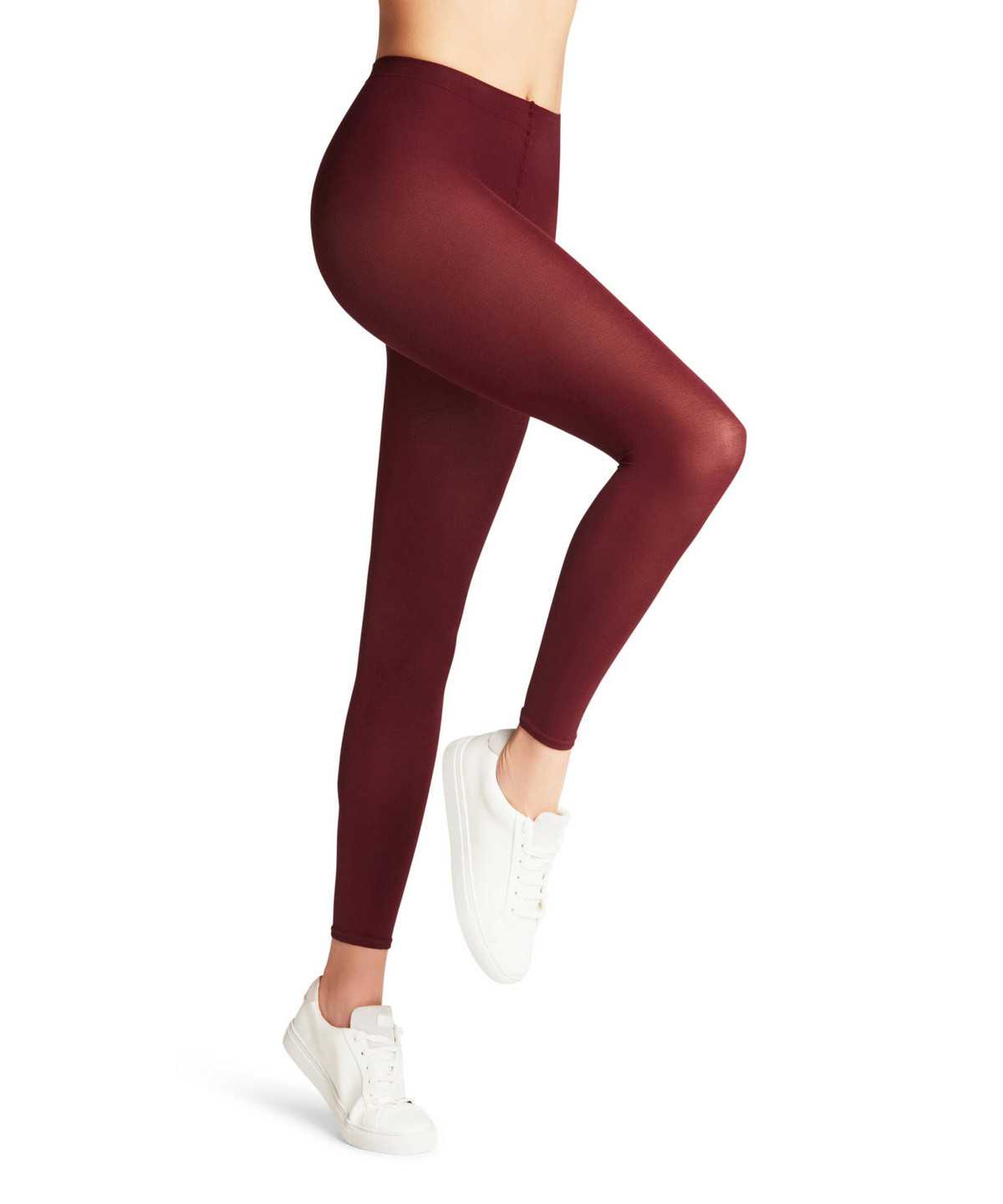 Falke Cotton Touch Leggings Leggings Dames Rood | ZMH-706239