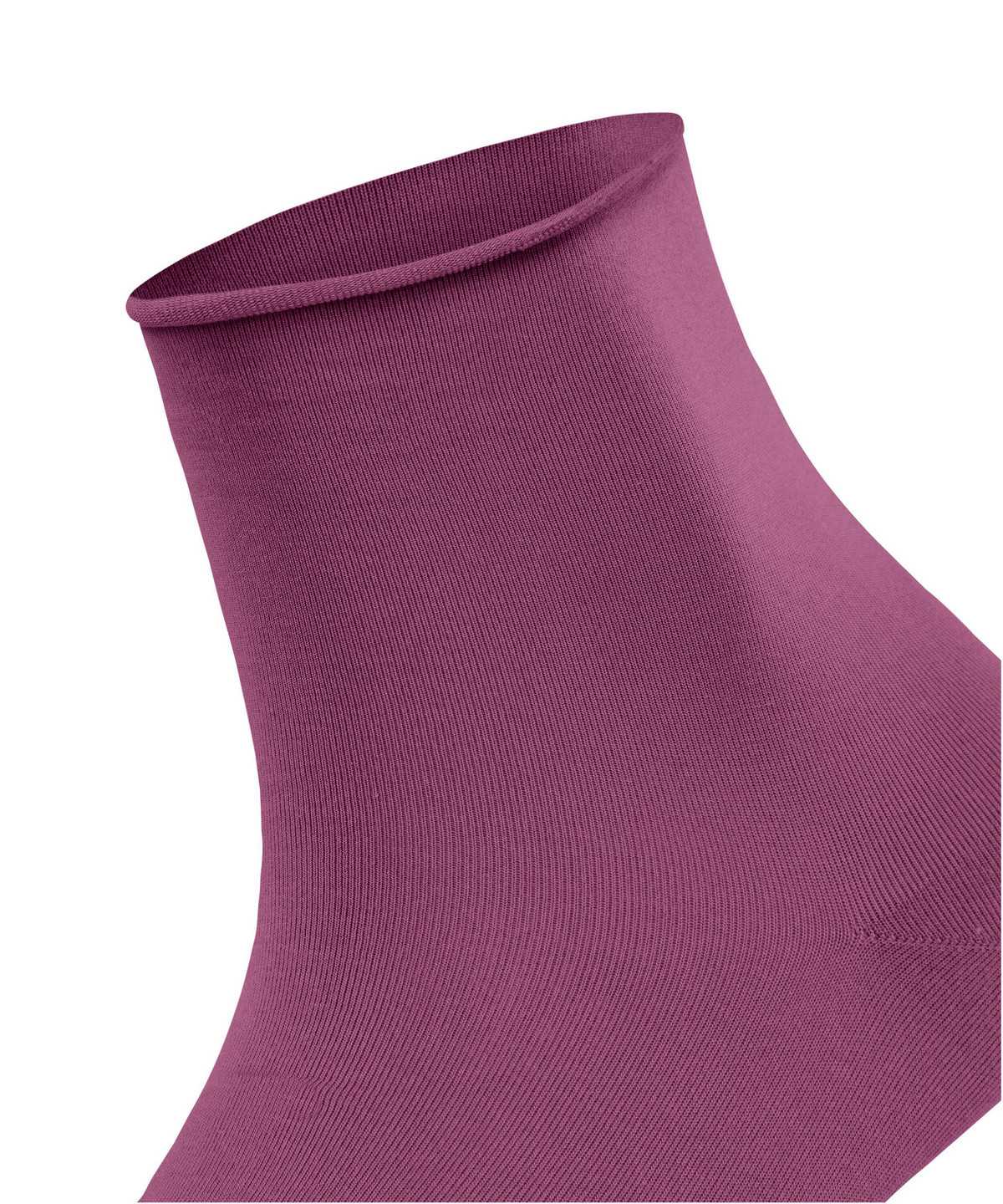 Falke Cotton Touch Short sock Sokken Dames Paars | EVZ-389567