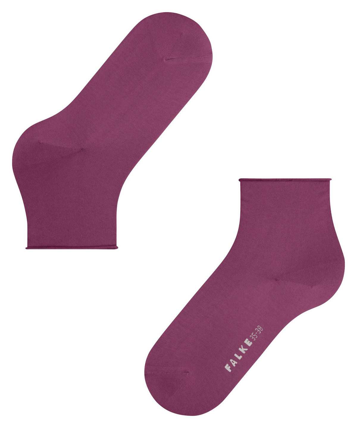 Falke Cotton Touch Short sock Sokken Dames Paars | EVZ-389567