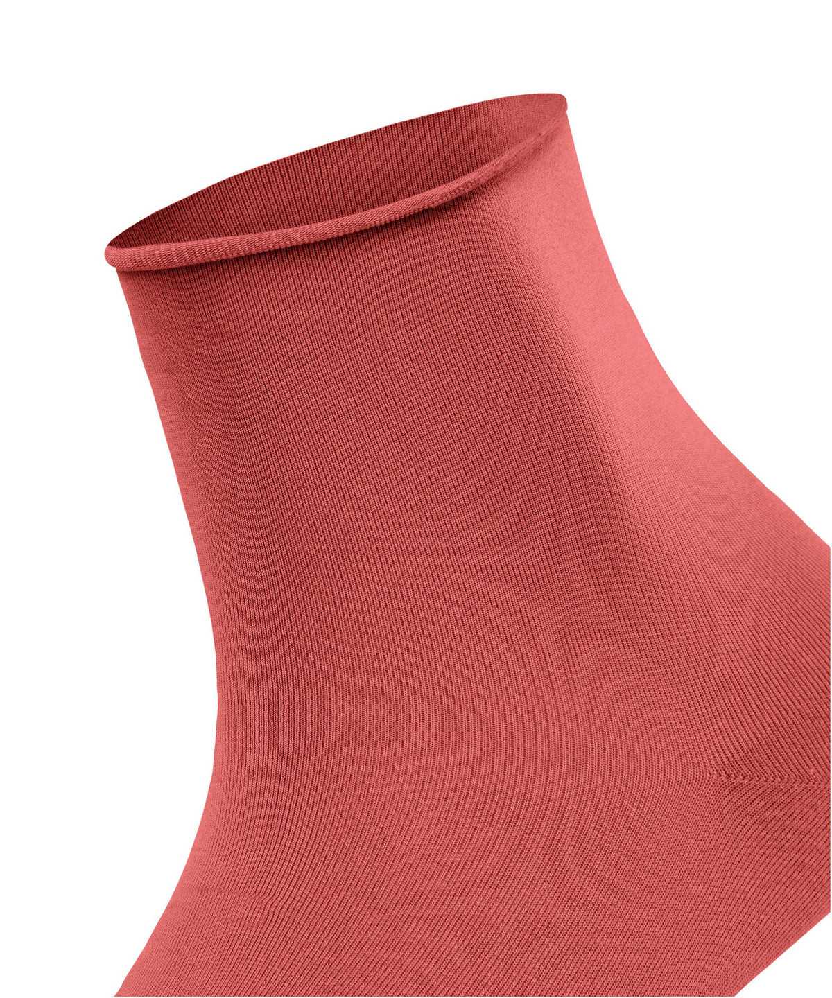 Falke Cotton Touch Short sock Sokken Dames Rood | XQM-249538