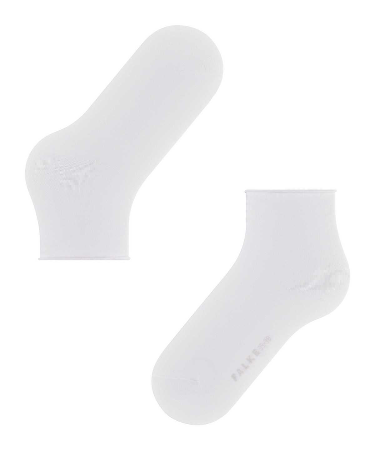 Falke Cotton Touch Short sock Sokken Dames Wit | ETU-421067