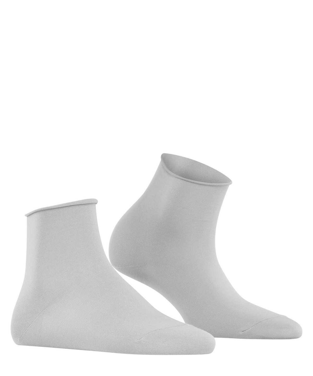 Falke Cotton Touch Short sock Sokken Dames Grijs | CVW-068257