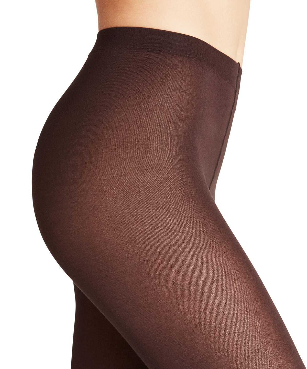 Falke Cotton Touch Tights Tights Dames Bruin | HMV-567482