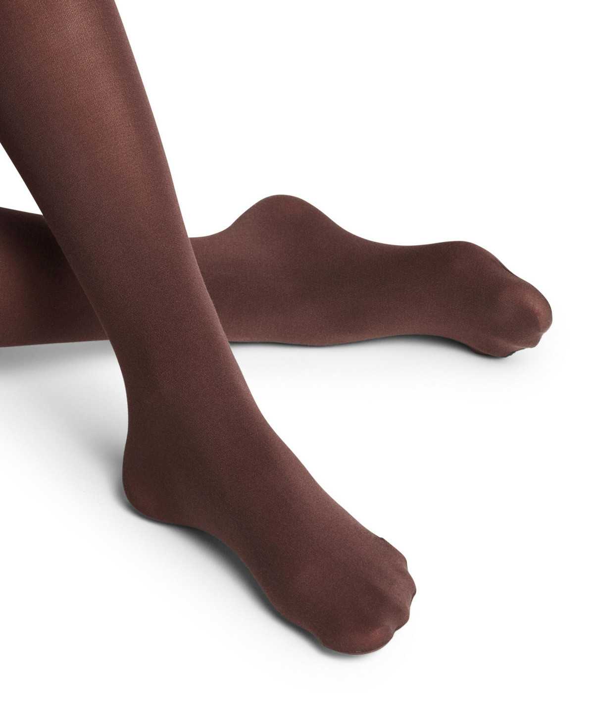 Falke Cotton Touch Tights Tights Dames Bruin | HMV-567482