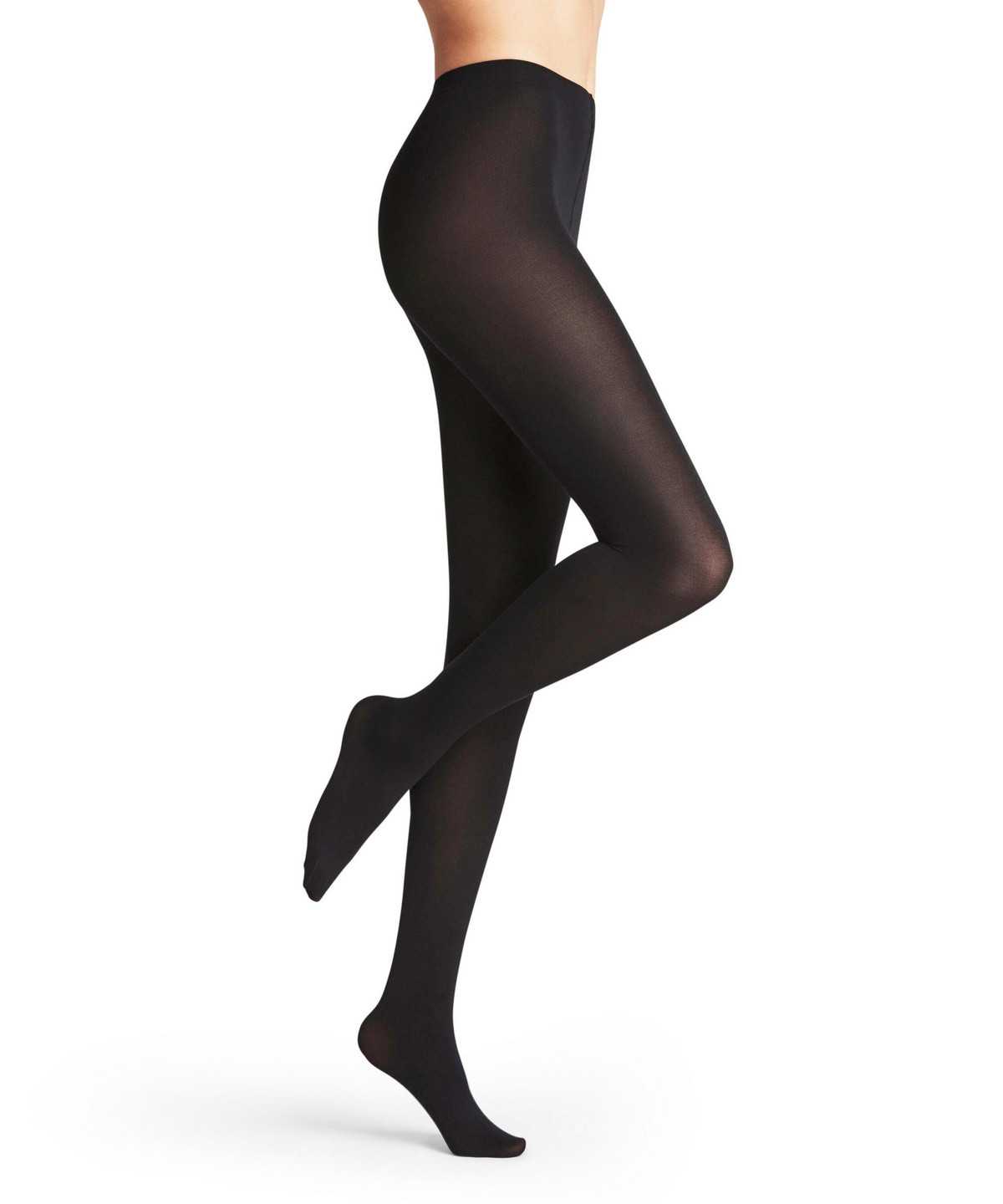 Falke Cotton Touch Tights Tights Dames Zwart | MNG-579614