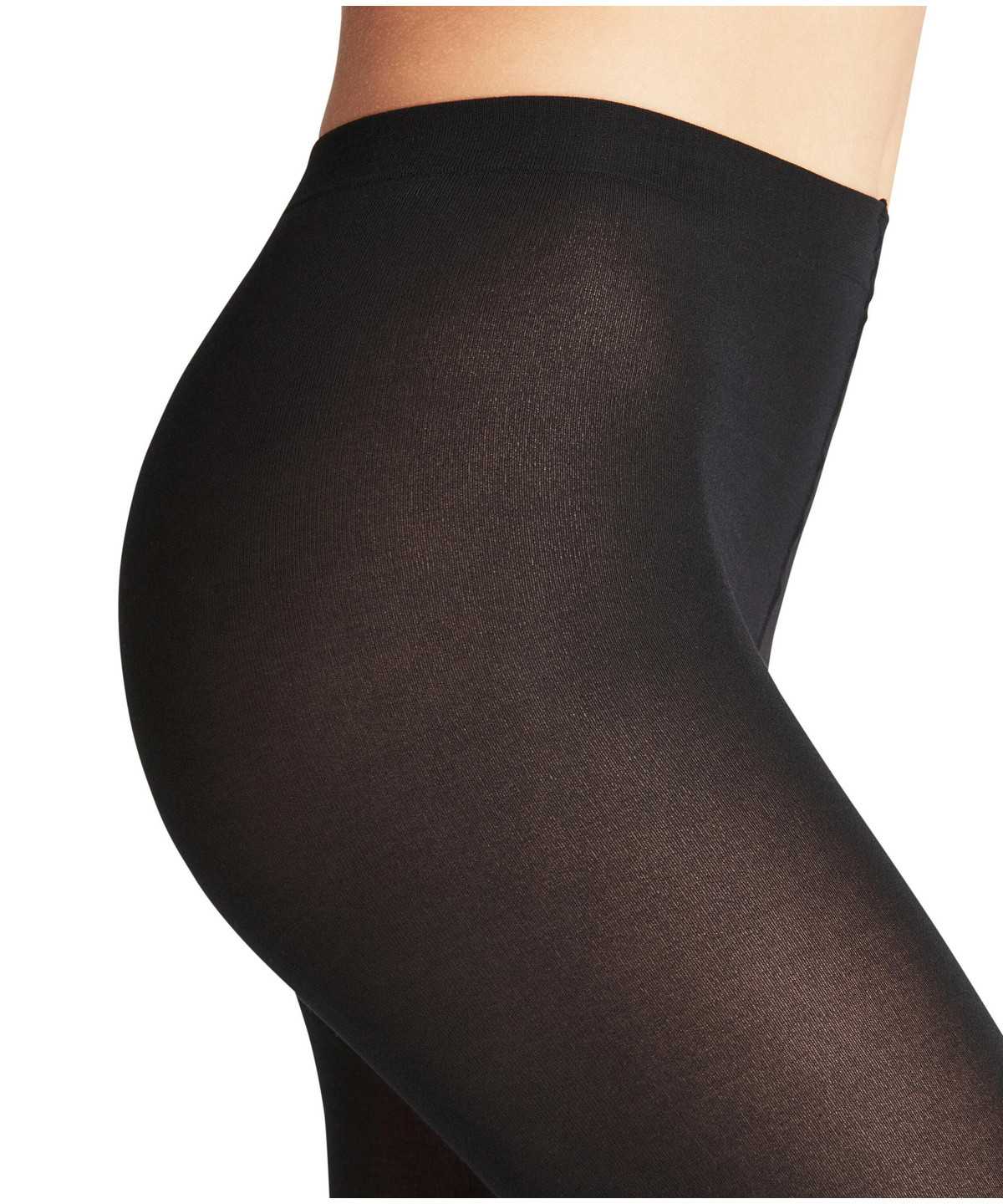 Falke Cotton Touch Tights Tights Dames Zwart | MNG-579614