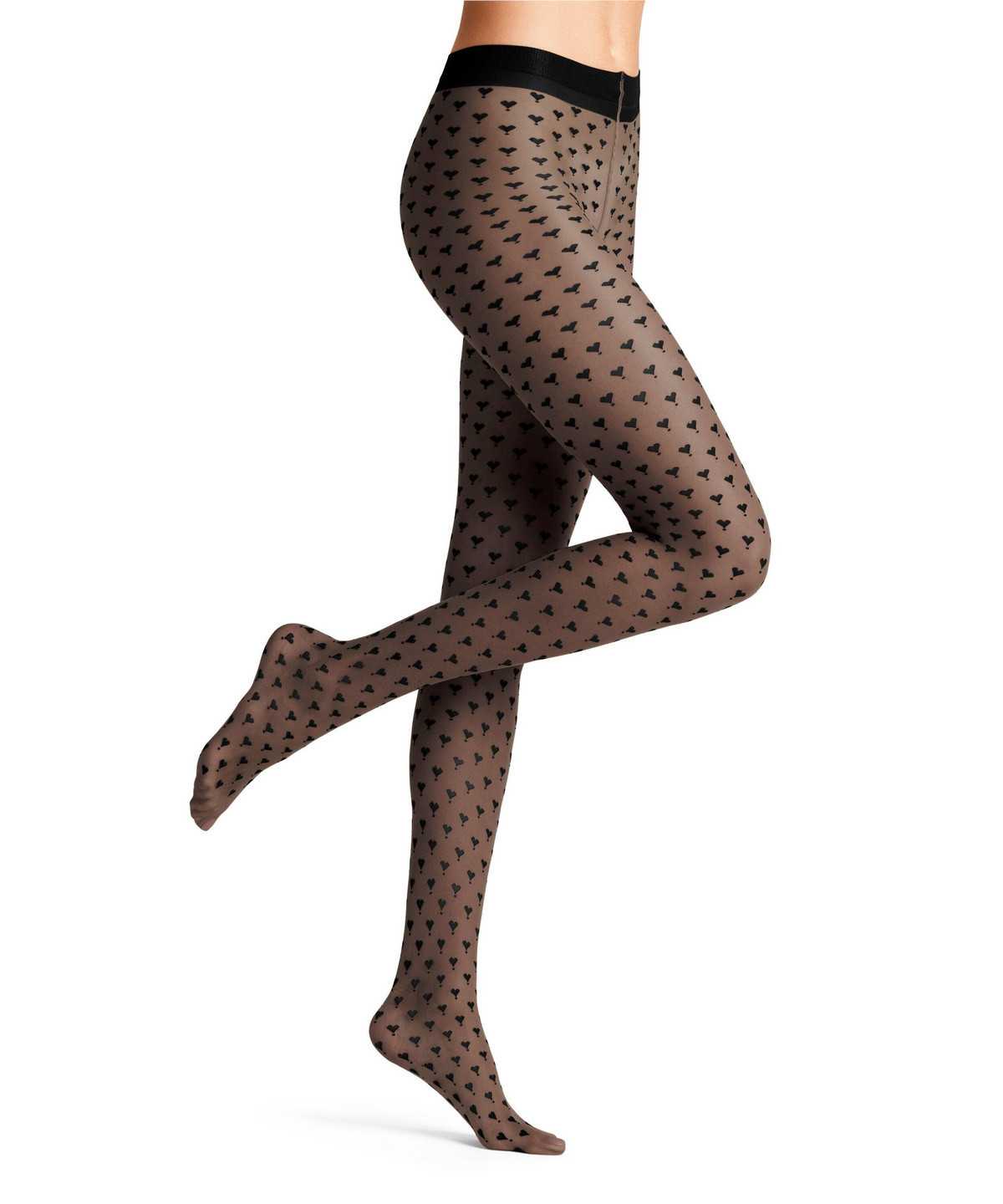 Falke Darling 15 DEN Tights Tights Dames Zwart | UKW-758623