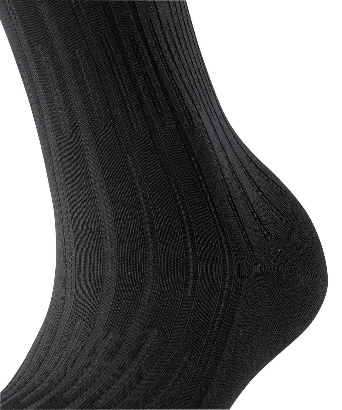 Falke Dash Rib Socks Sokken Dames Zwart | ZWG-052389