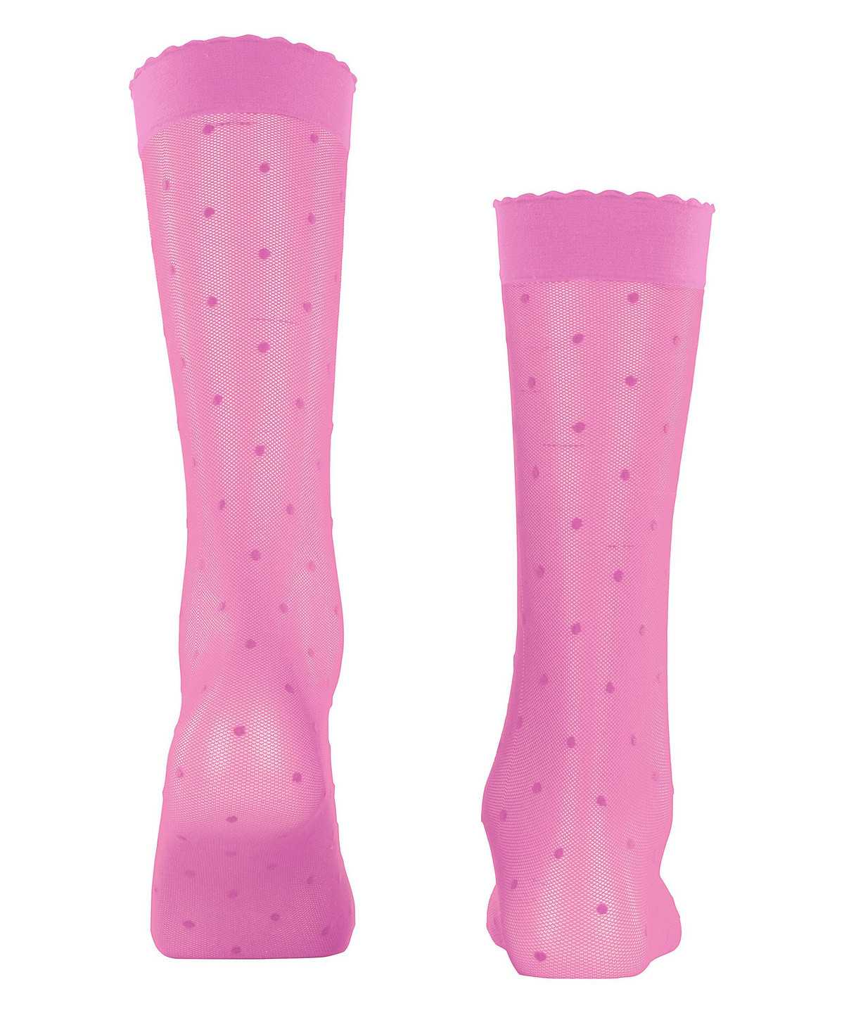 Falke Dot 15 DEN Knee-high Socks Sokken Dames Rood | HEY-948735