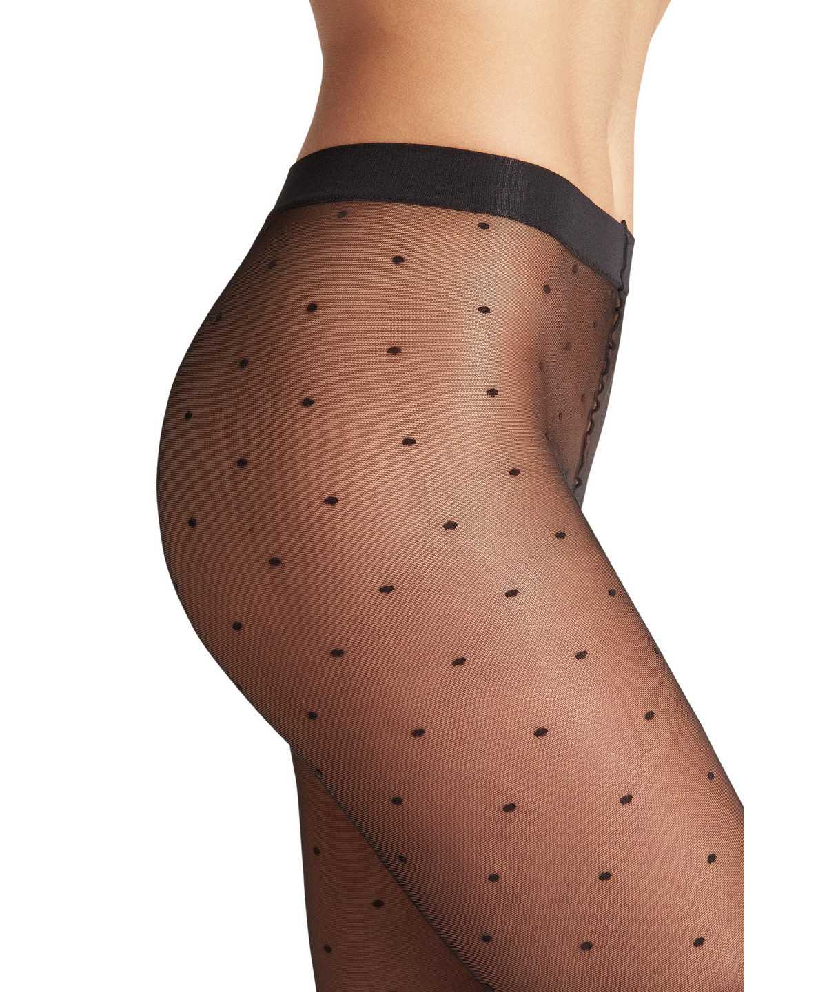 Falke Dot 15 DEN Tights Tights Dames Zwart | XUQ-639017