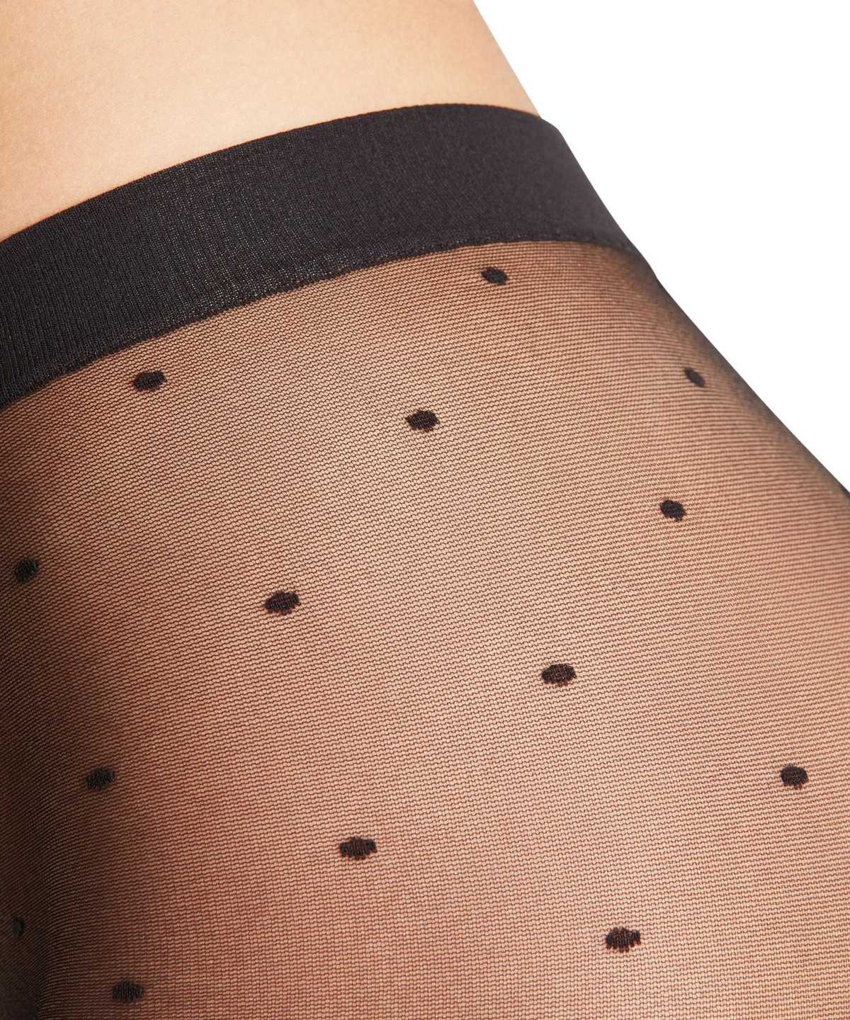 Falke Dot 15 DEN Tights Tights Dames Zwart | XUQ-639017