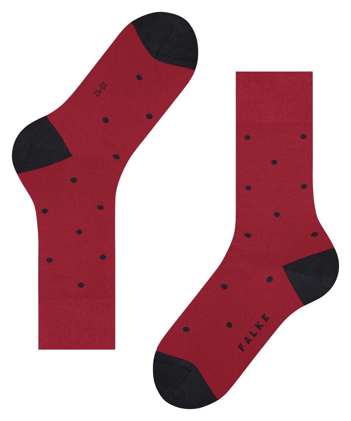 Falke Dot Socks Sokken Heren Rood | SCU-265130