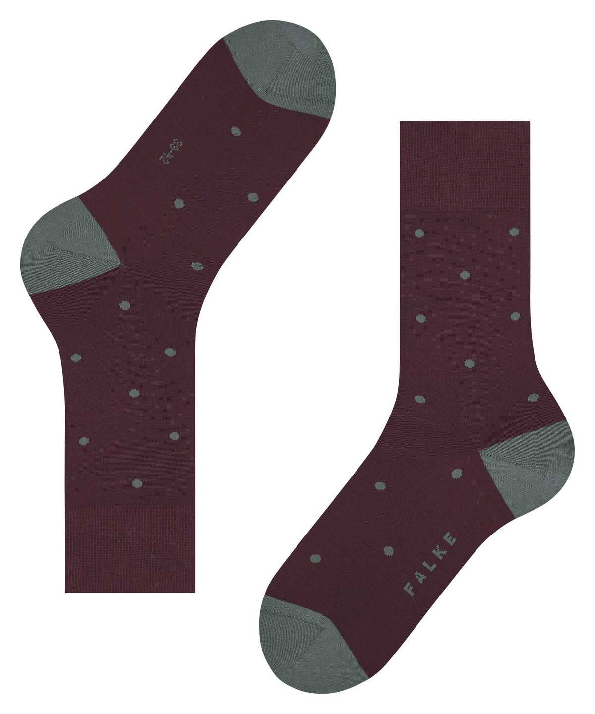 Falke Dot Socks Sokken Heren Rood | XQL-517932