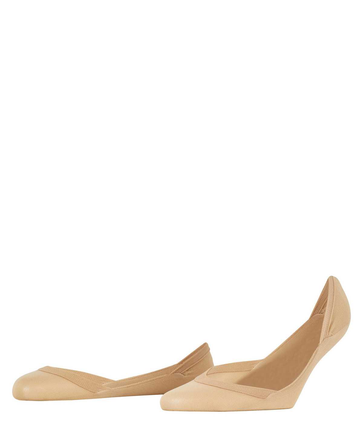 Falke Elegant Step Invisibles No Show Socks Dames Bruin | HPZ-392781