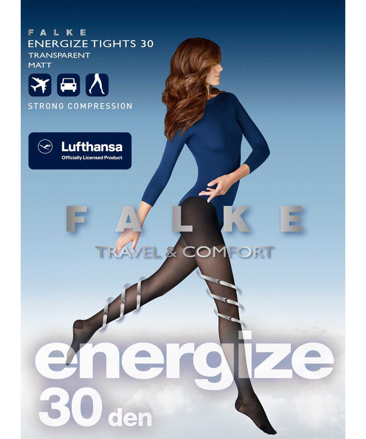 Falke Energize 30 DEN Tights Tights Dames Blauw | SYV-482307