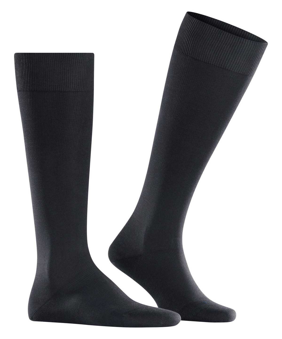 Falke Energizing Cotton Knee-high Socks Sokken Heren Blauw | TRM-126738