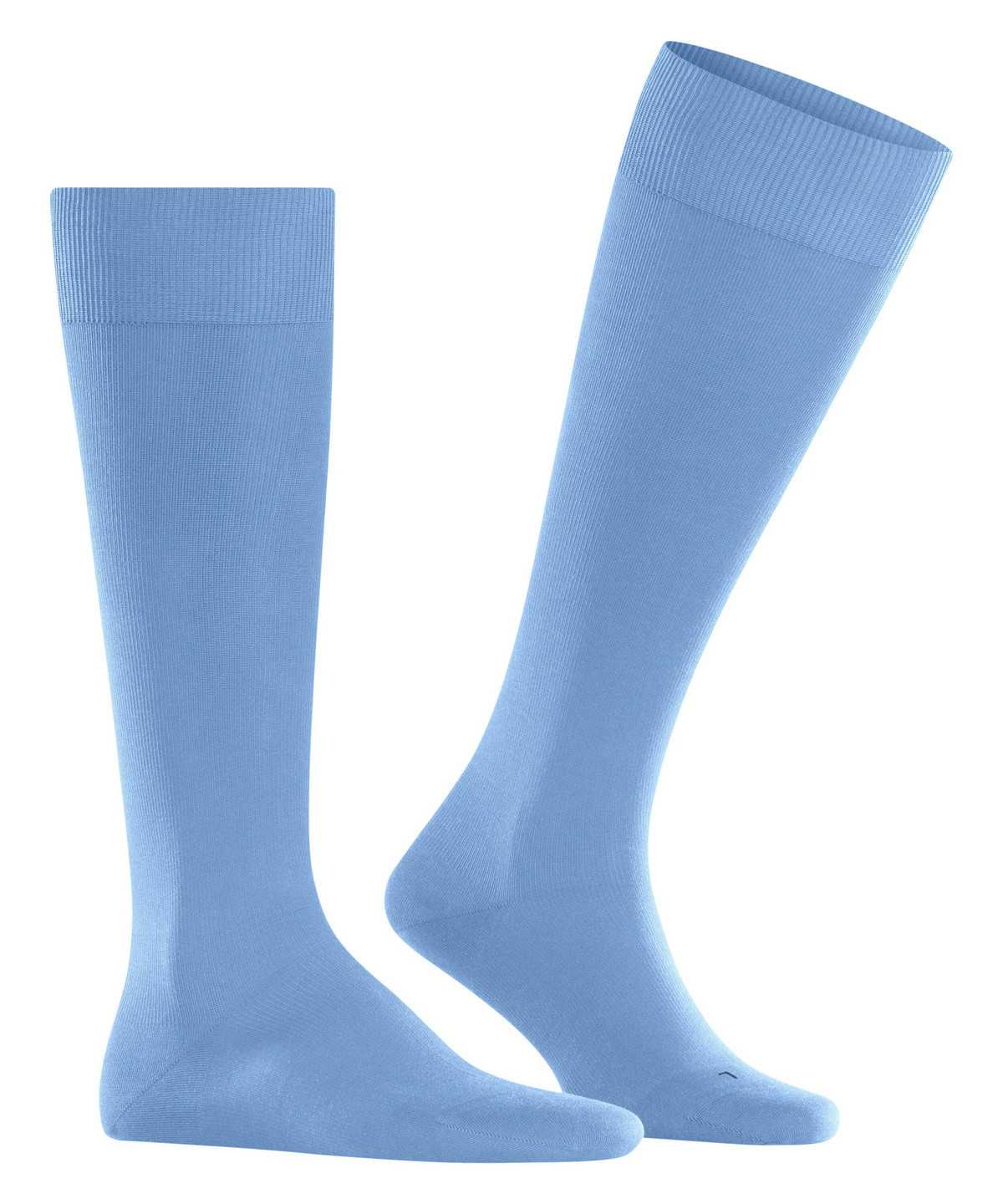 Falke Energizing Cotton Knee-high Socks Sokken Heren Blauw | LNY-805634