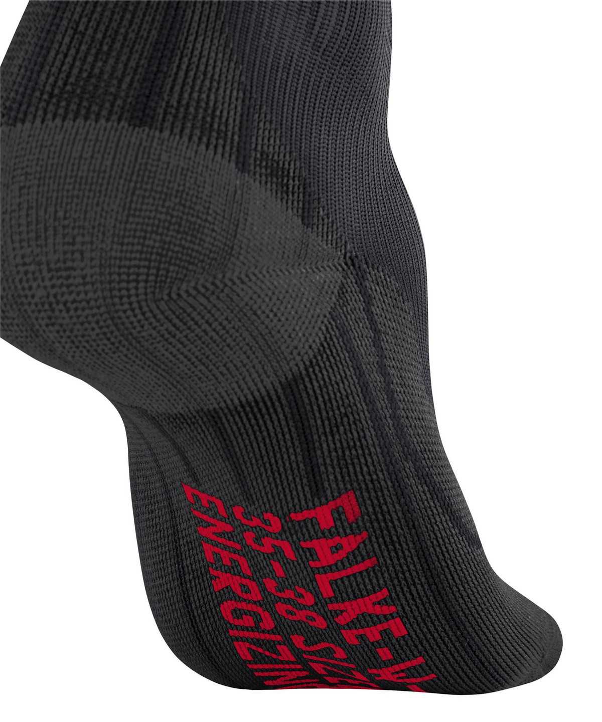 Falke Energizing Knee-high Socks Health Sports Socks Dames Zwart | AWH-289603