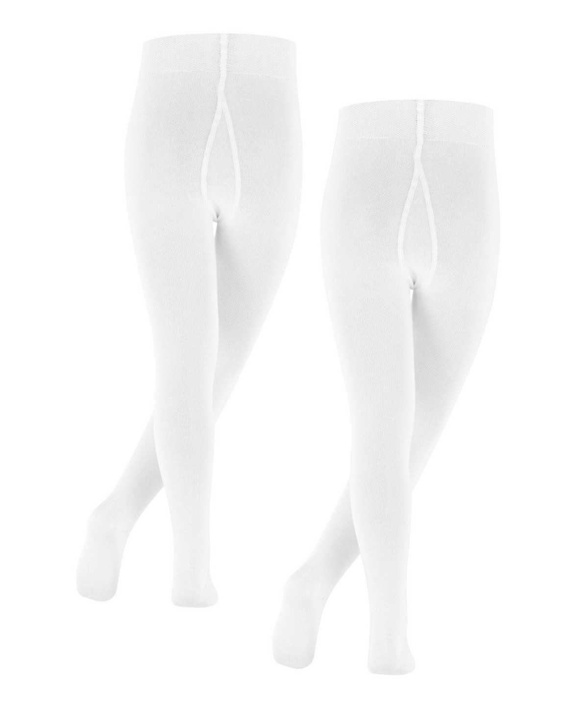 Falke Family 2-Pack Tights Tights Kinderen Wit | DJW-071864