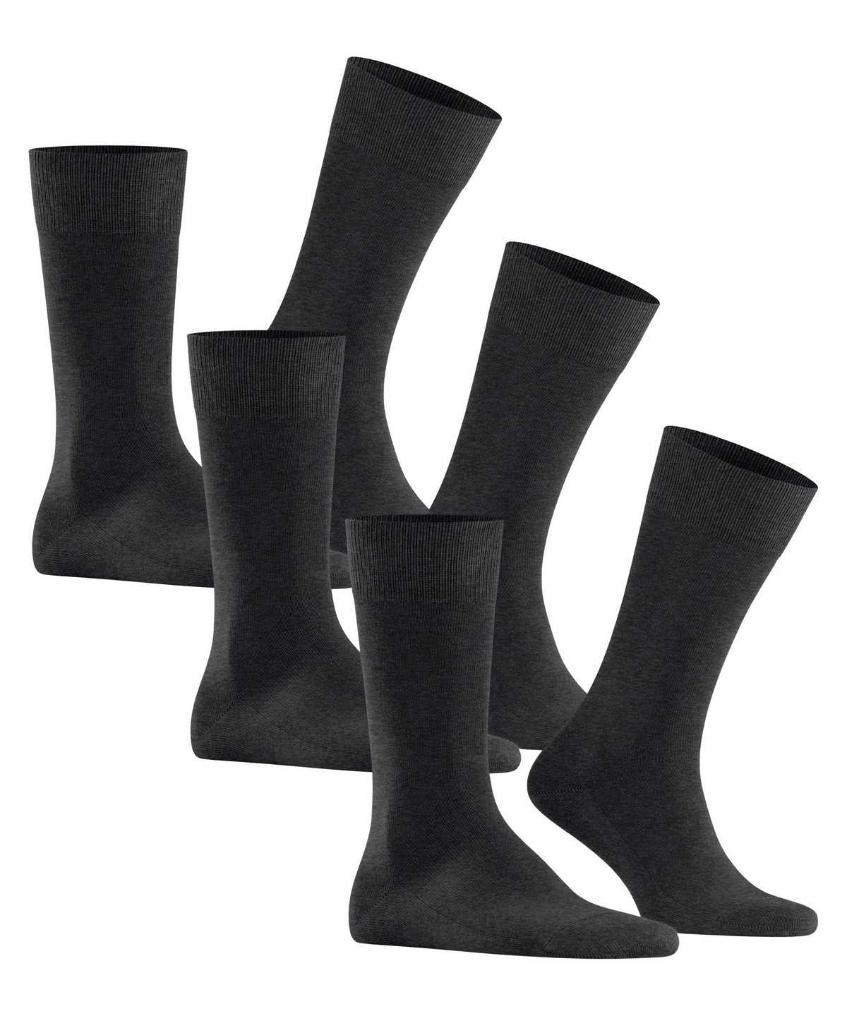 Falke Family 3-Pack Socks Sokken Heren Grijs | VTX-849765