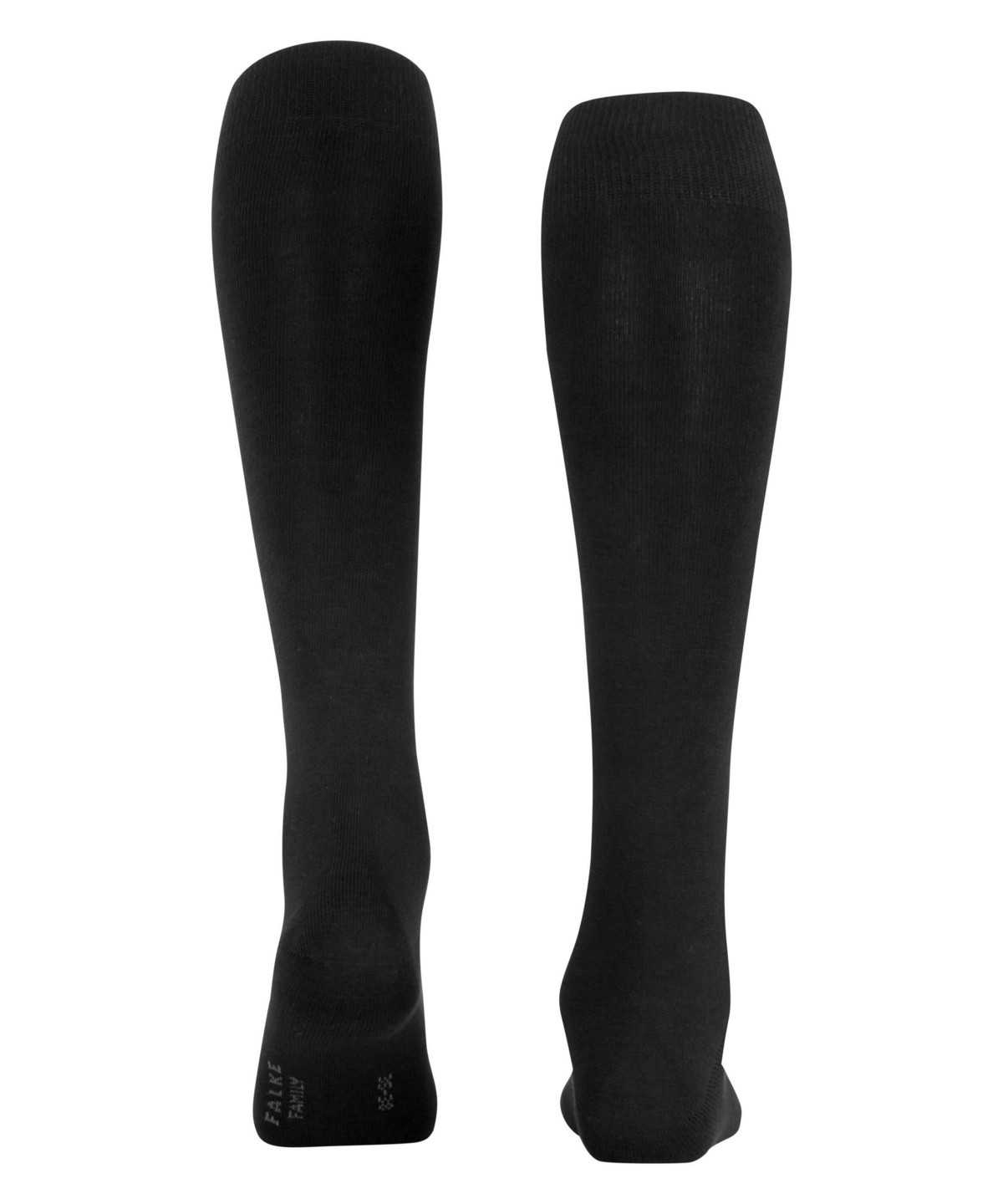 Falke Family Knee-high Socks Sokken Dames Zwart | OPK-517943