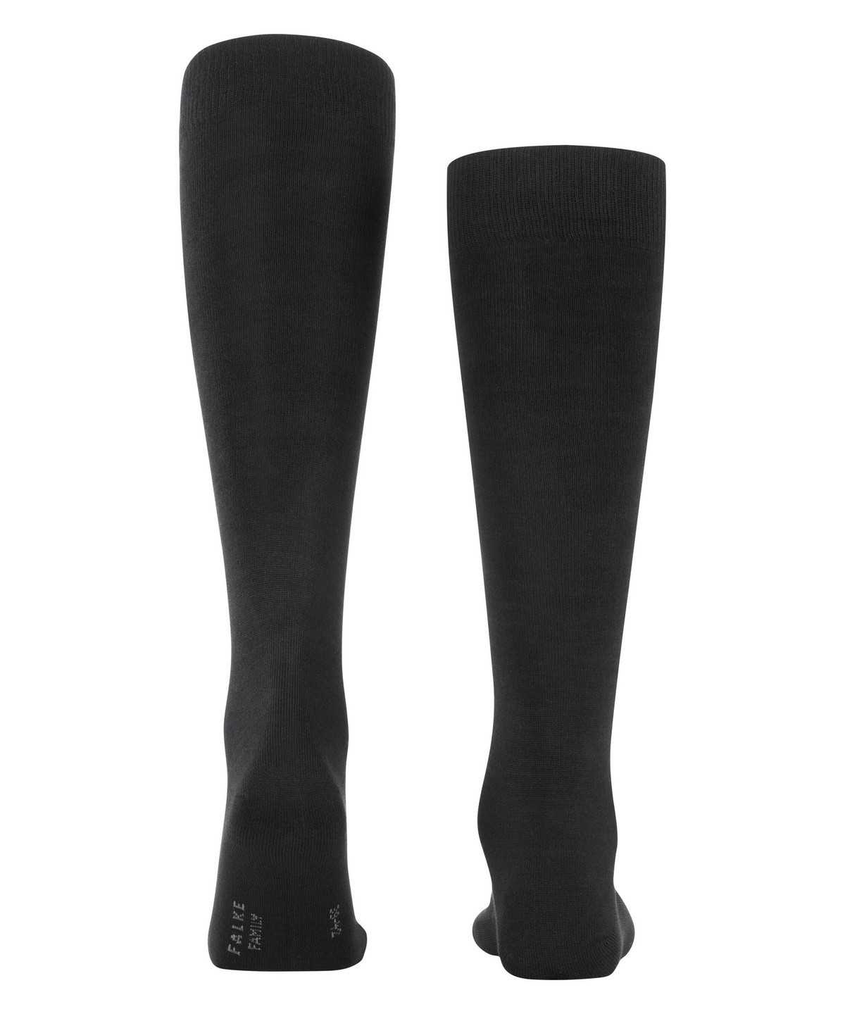 Falke Family Knee-high Socks Sokken Heren Zwart | QBO-127098