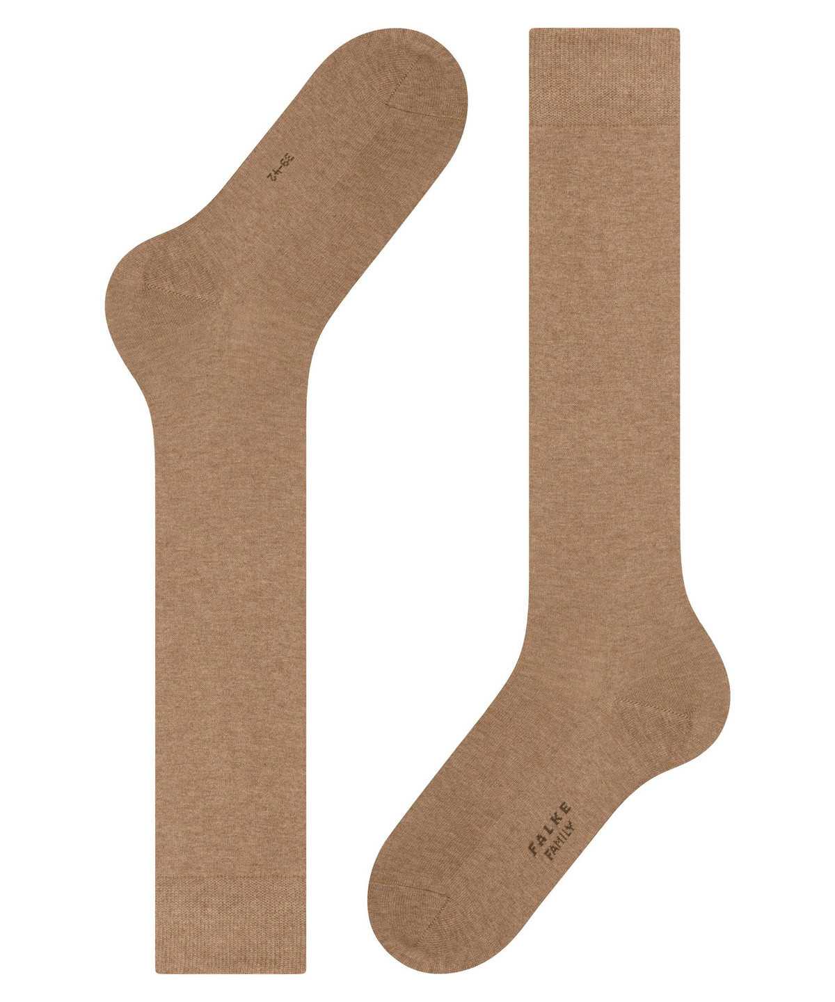 Falke Family Knee-high Socks Sokken Heren Bruin | SNG-923658