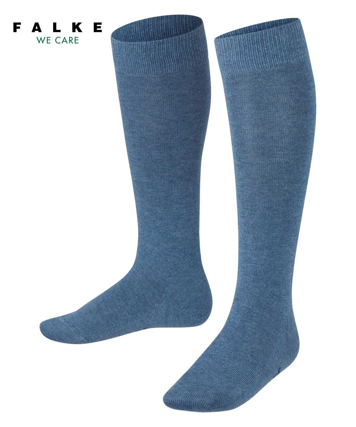 Falke Family Knee-high Socks Sokken Kinderen Blauw | EKA-670914