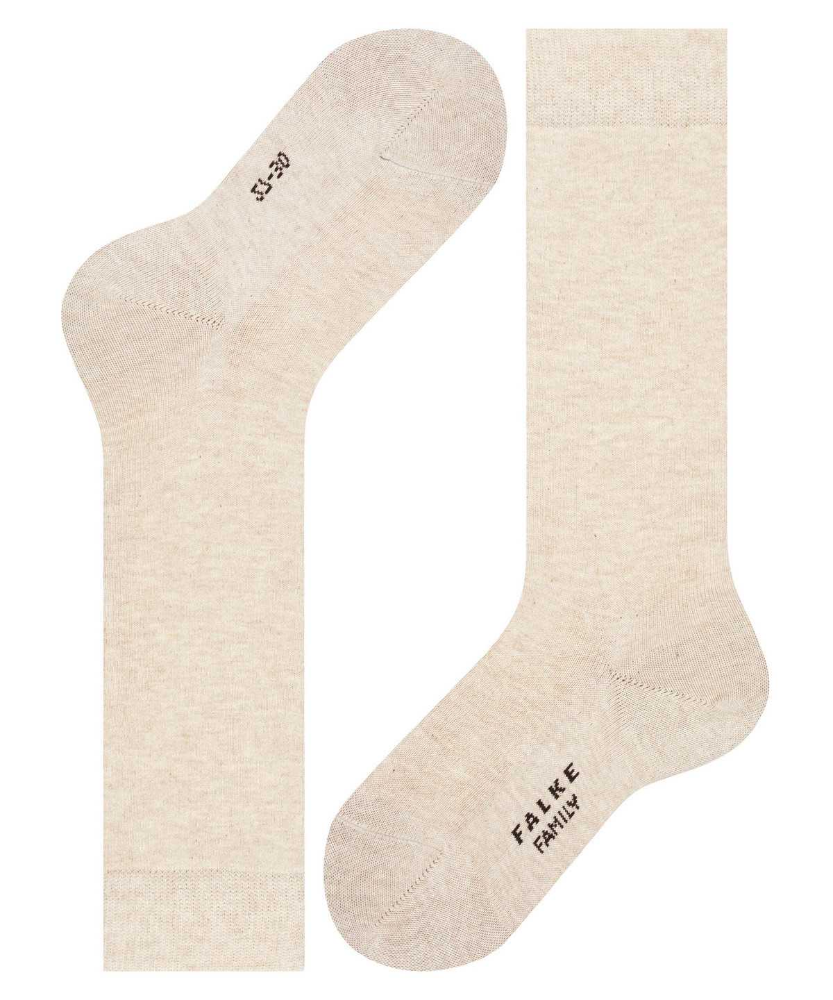 Falke Family Knee-high Socks Sokken Kinderen Beige | ECX-102387