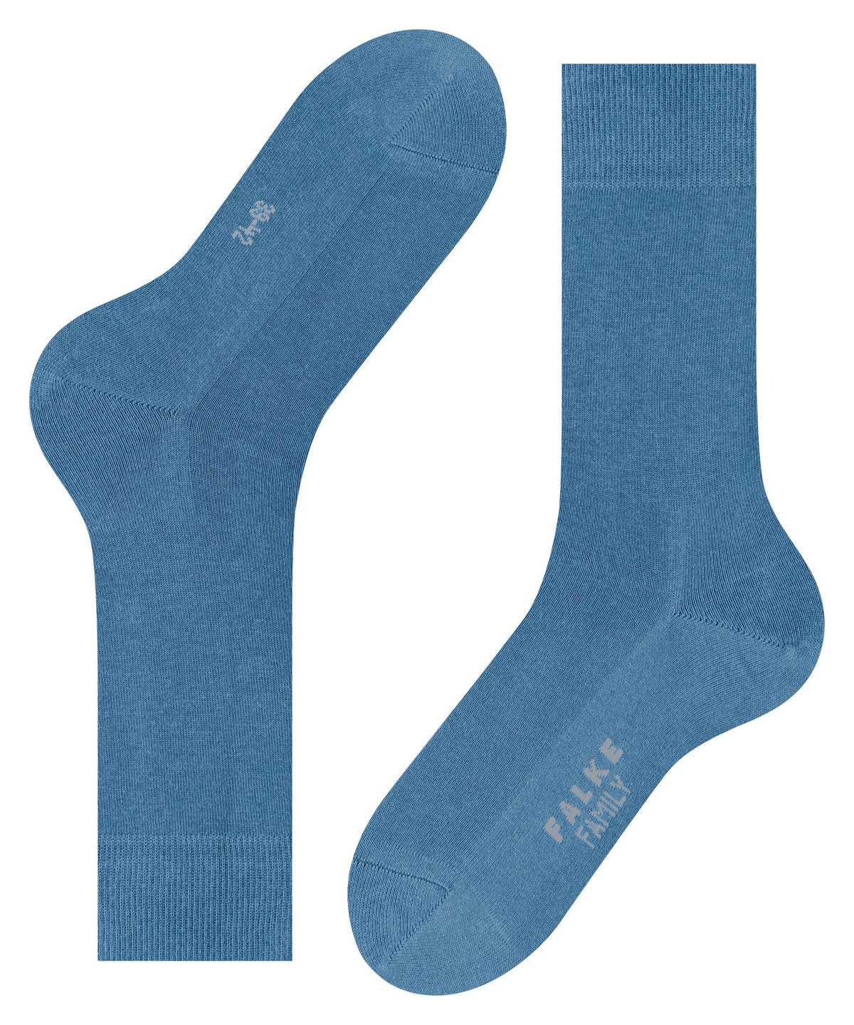 Falke Family Socks Sokken Heren Blauw | YVE-601537