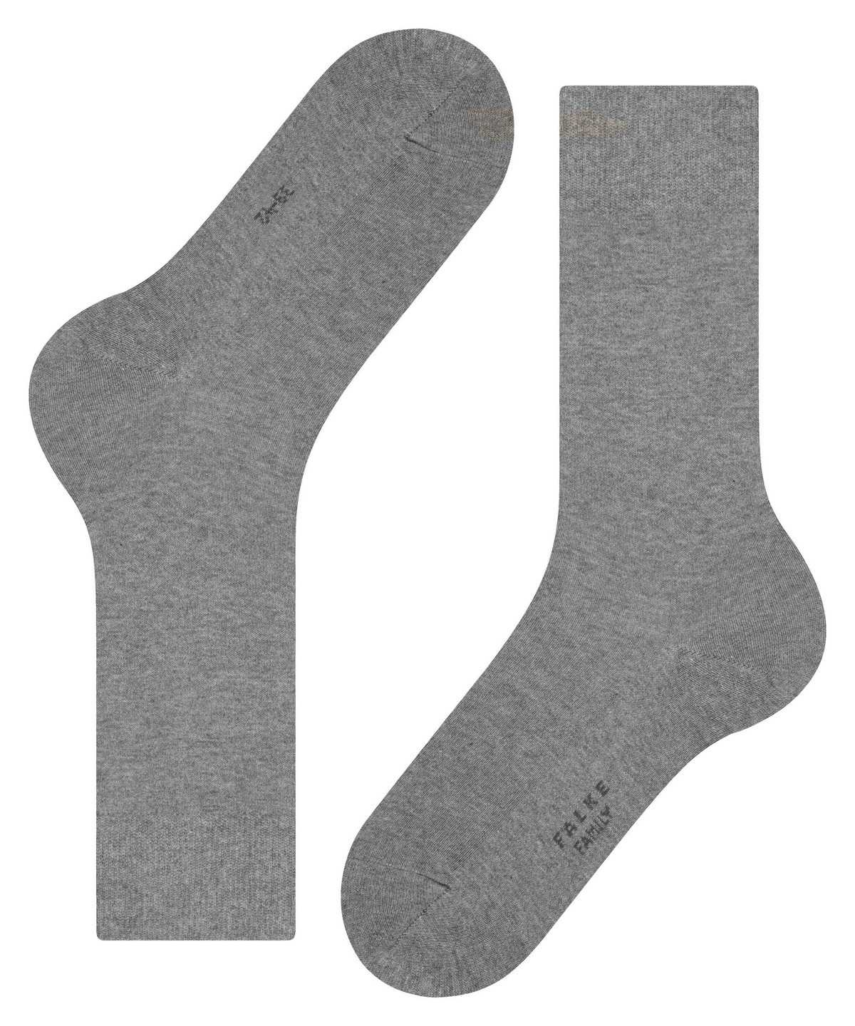 Falke Family Socks Sokken Heren Grijs | ASE-231894