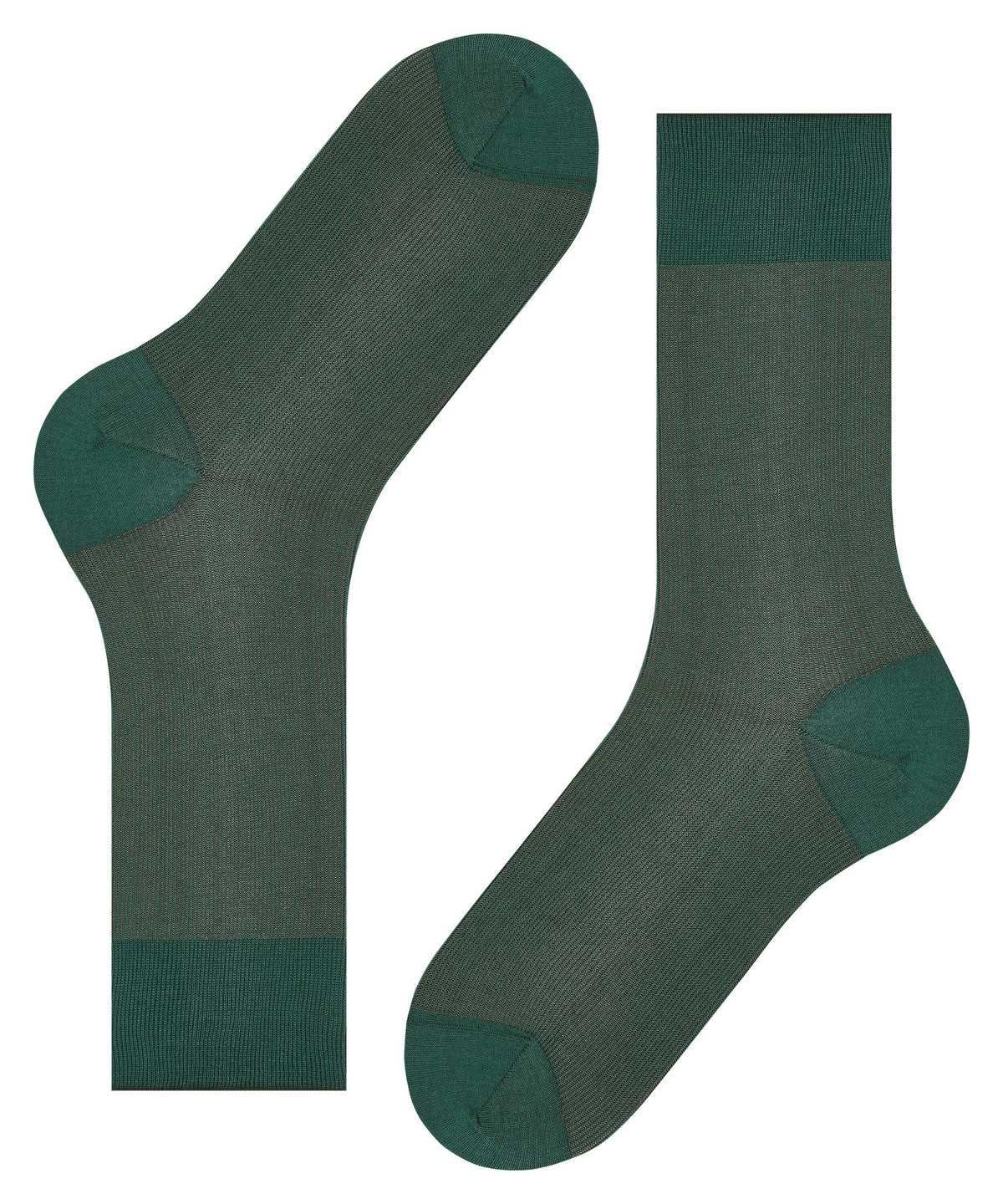 Falke Fine Shadow Socks Sokken Heren Groen | GDJ-528109