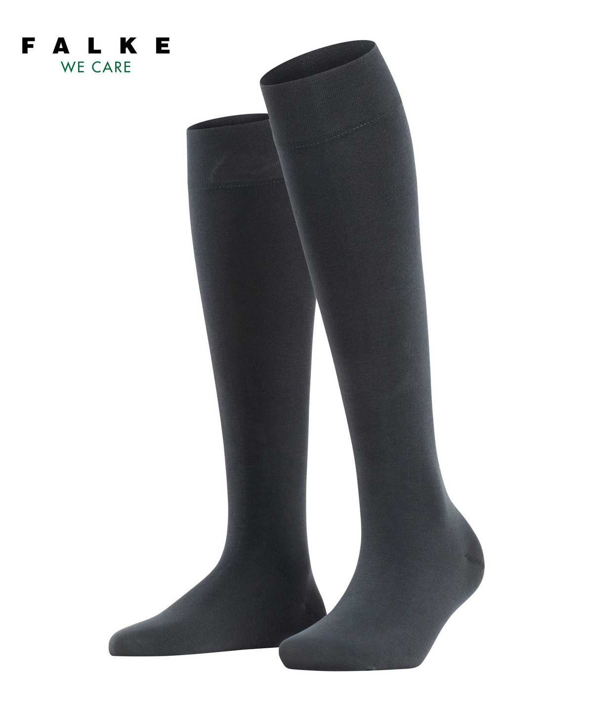 Falke Fine Softness 50 DEN Knee-high Socks Sokken Dames Grijs | TKC-436297