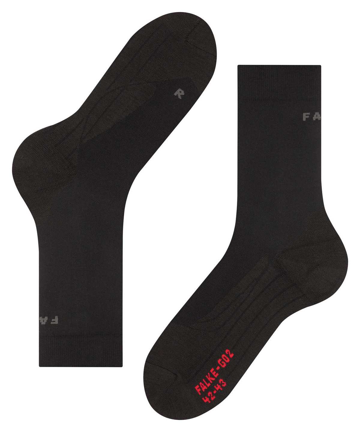 Falke GO2 Golf Socks Sokken Heren Zwart | GZD-280736