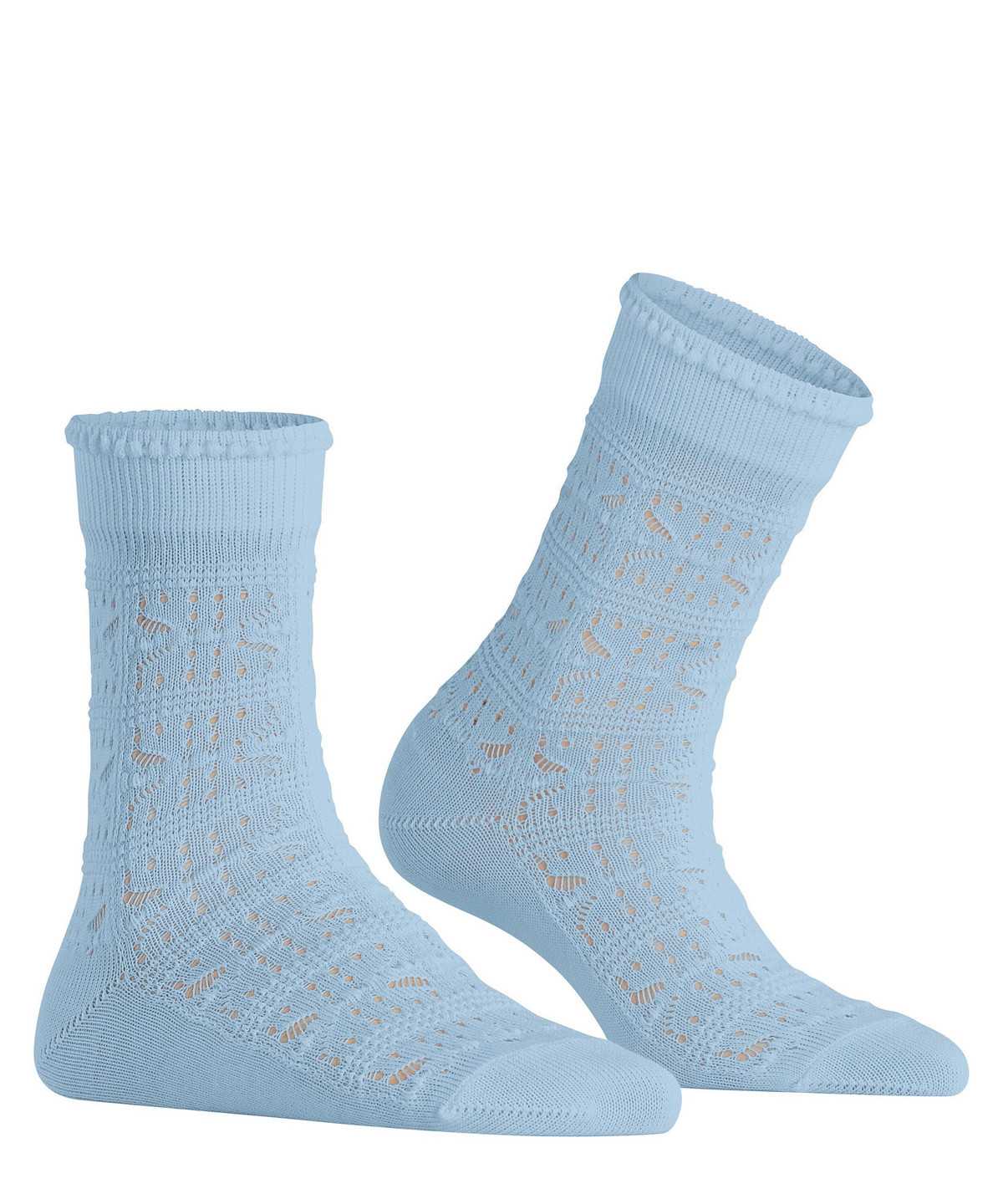 Falke Granny Square Socks Sokken Dames Blauw | AJF-982315