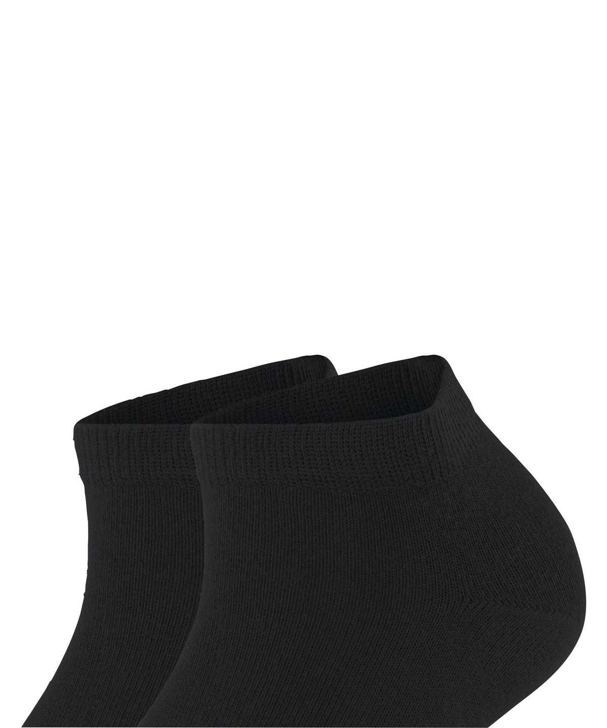 Falke Happy 2-Pack Sneaker socks Sokken Dames Zwart | PKX-169835