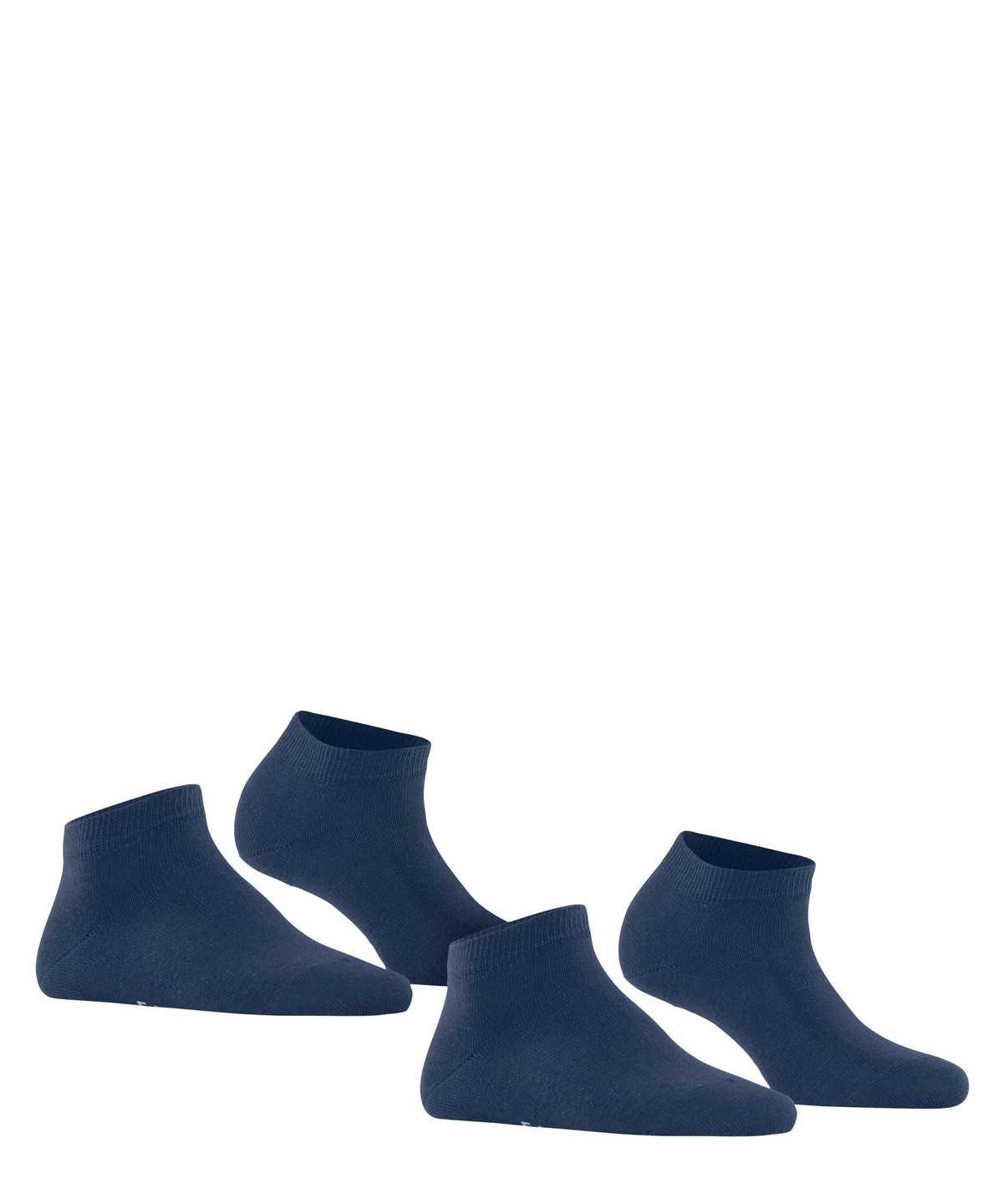 Falke Happy 2-Pack Sneaker socks Sokken Dames Blauw | XGK-147689