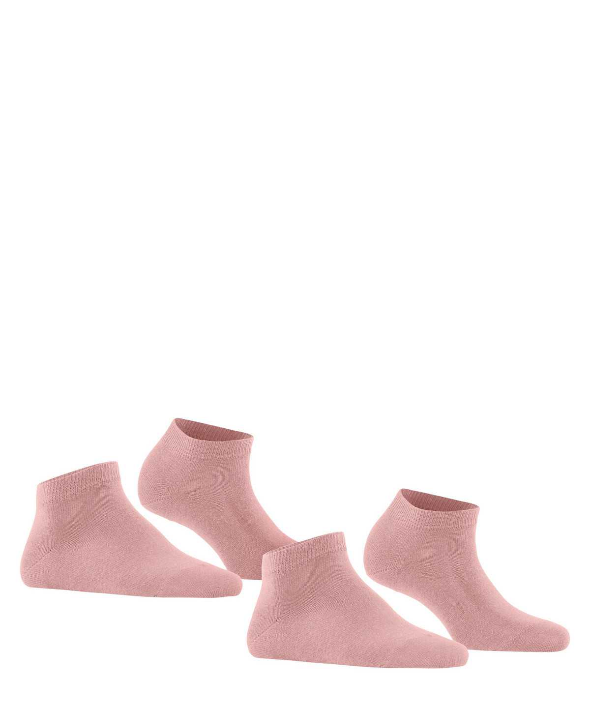 Falke Happy 2-Pack Sneaker socks Sokken Dames Roze | GHM-412375