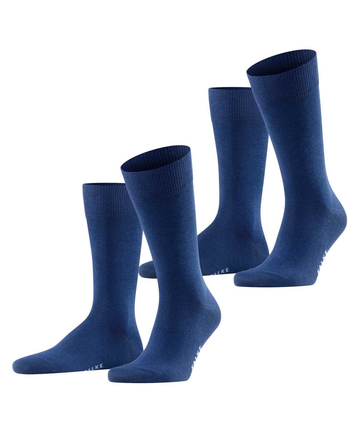 Falke Happy 2-Pack Socks Sokken Heren Blauw | MWP-630529